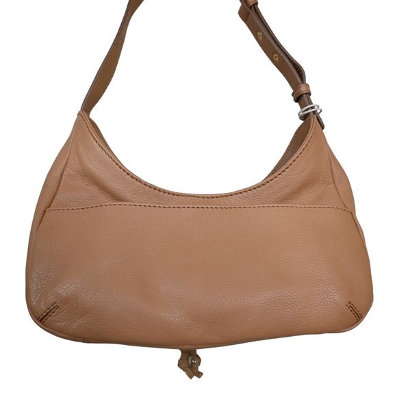 Lucky Brand Small Mez Leather Shoulder Bag in Tan NEW - Picture 5 of 12